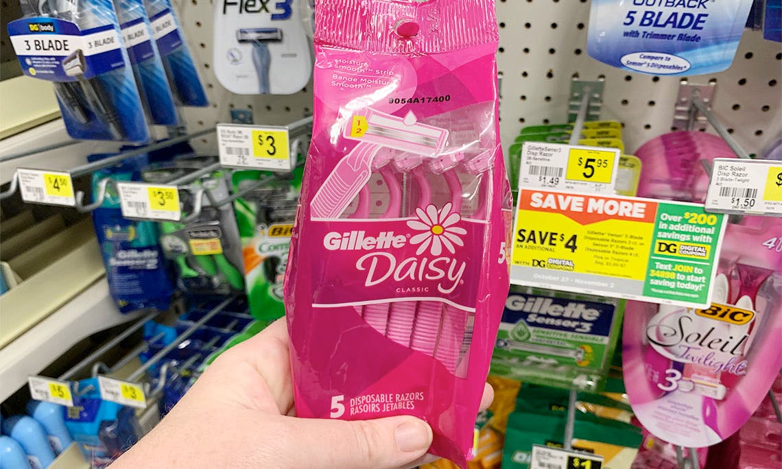 Gillette Daisy Razors Only 1 00 At Dollar General The Krazy Coupon Lady