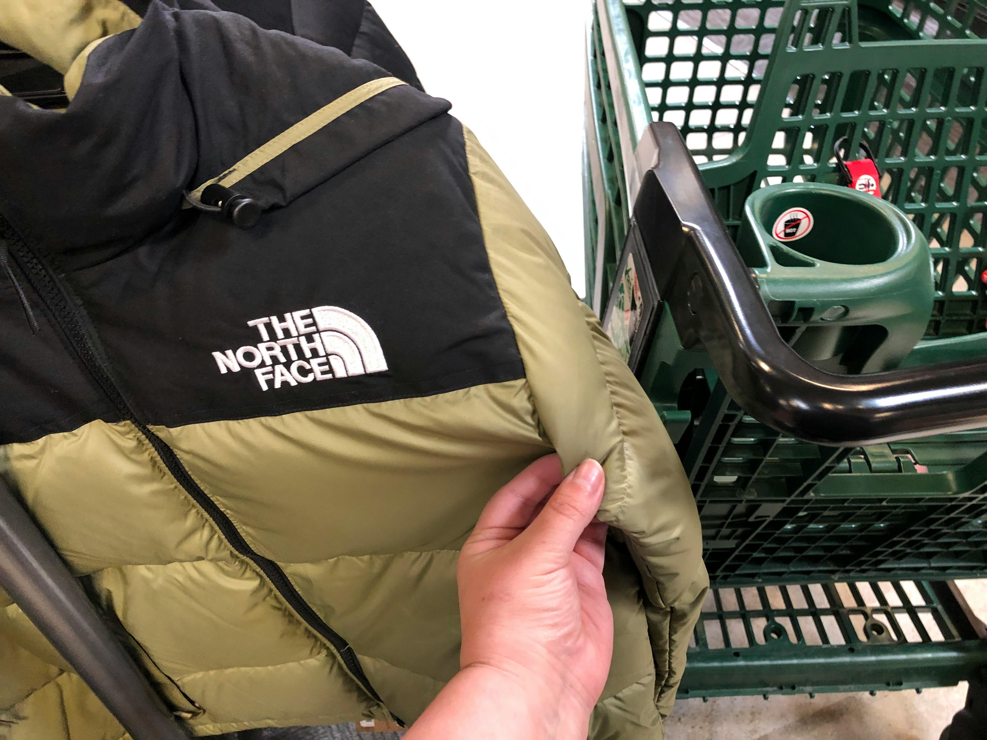 discounted north face