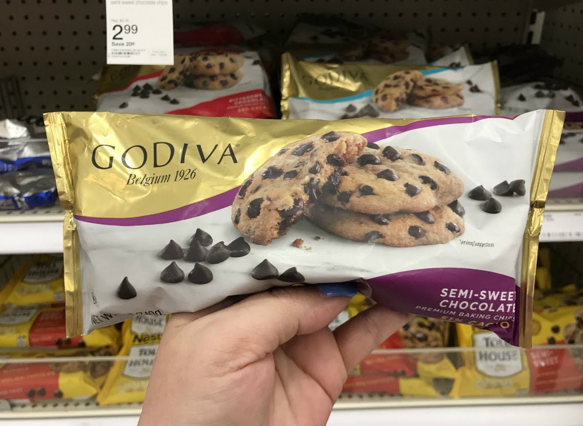 Godiva Chocolate Chips, Only 0.83 at Target! The Krazy Coupon Lady