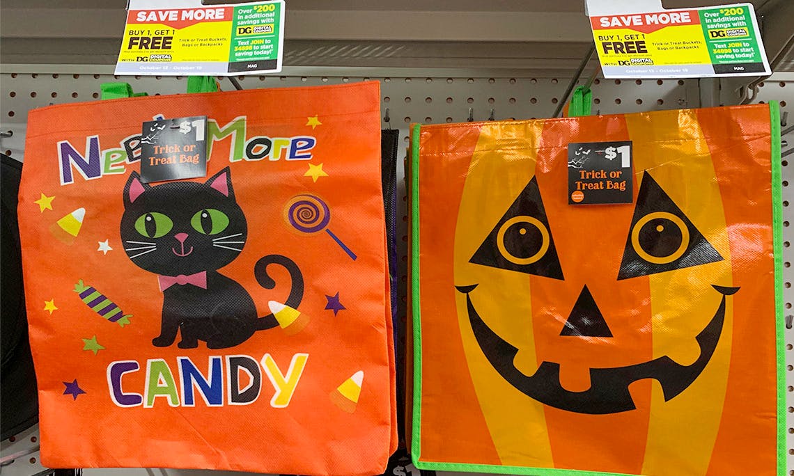 halloween bags buckets only 0 50 at dollar general the krazy coupon lady dollar general the krazy coupon lady