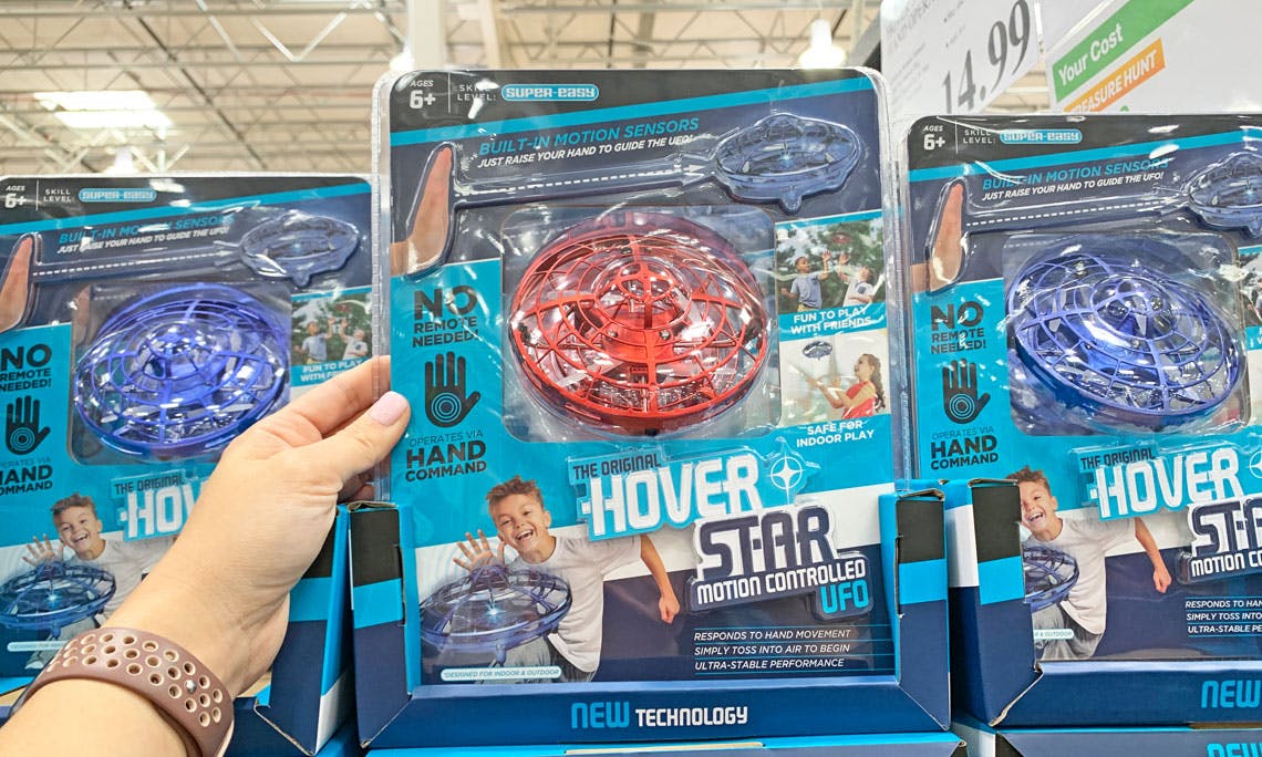 hover star motion controlled ufo drone review