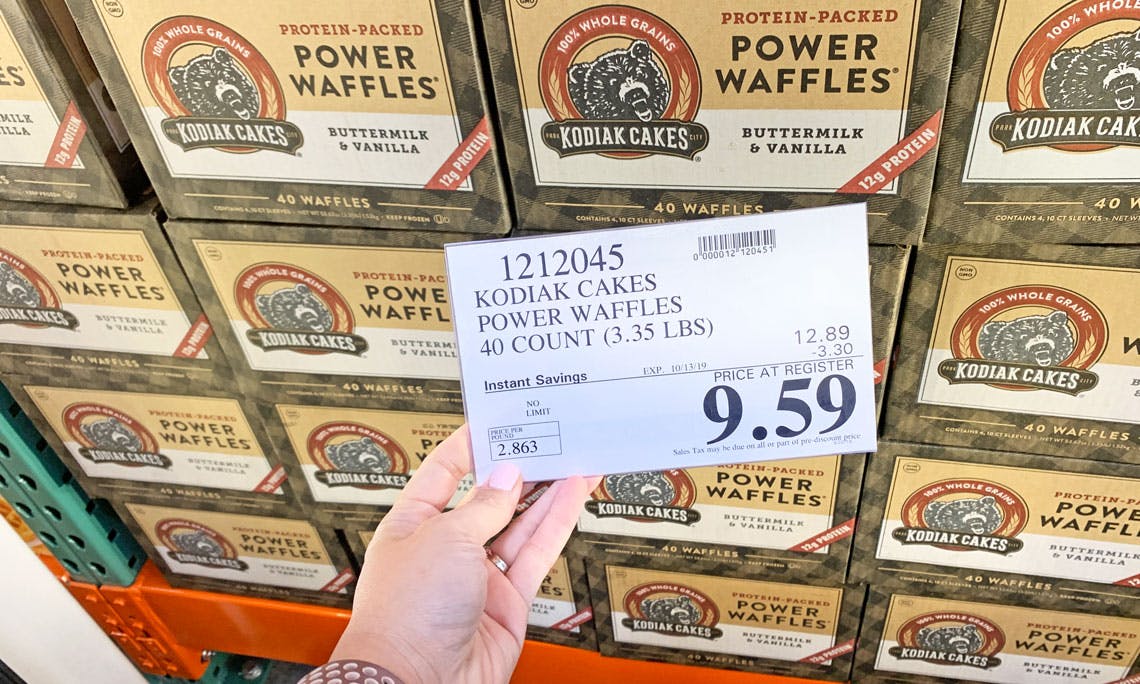 Kodiak Cakes Power Waffles, Only 9.59 at Costco! The Krazy Coupon Lady