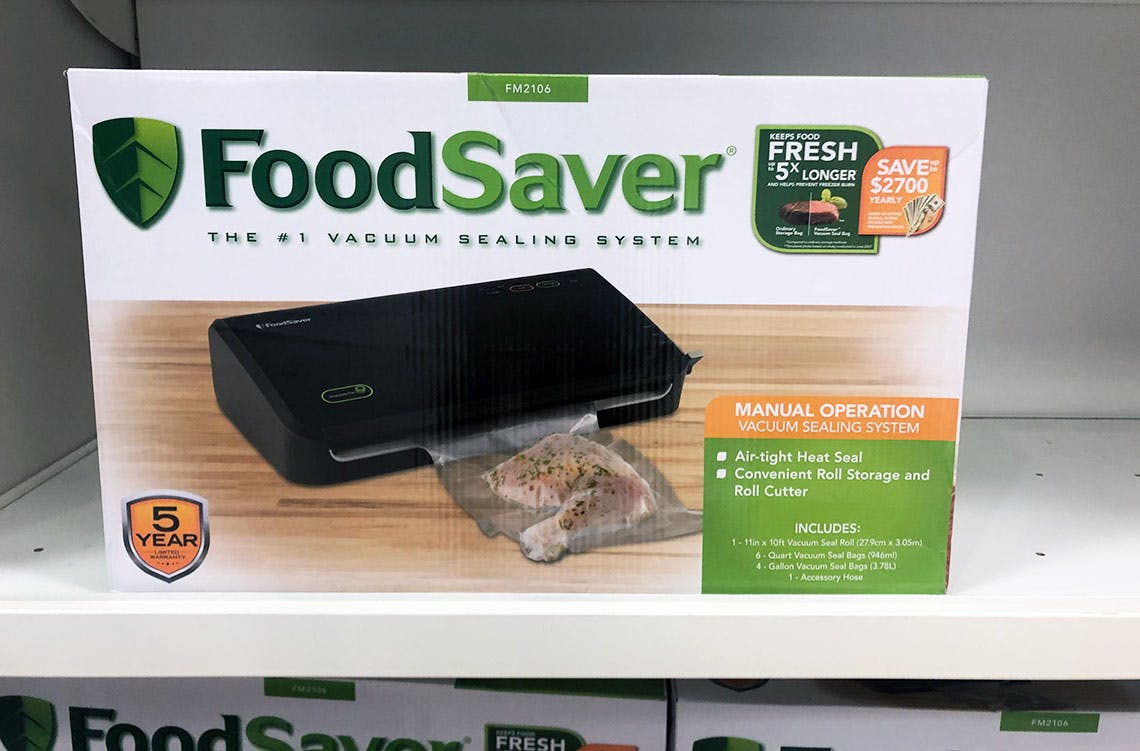 64 Foodsaver Manual Vacuum Sealing System Kohl S Black Friday The Krazy Coupon Lady