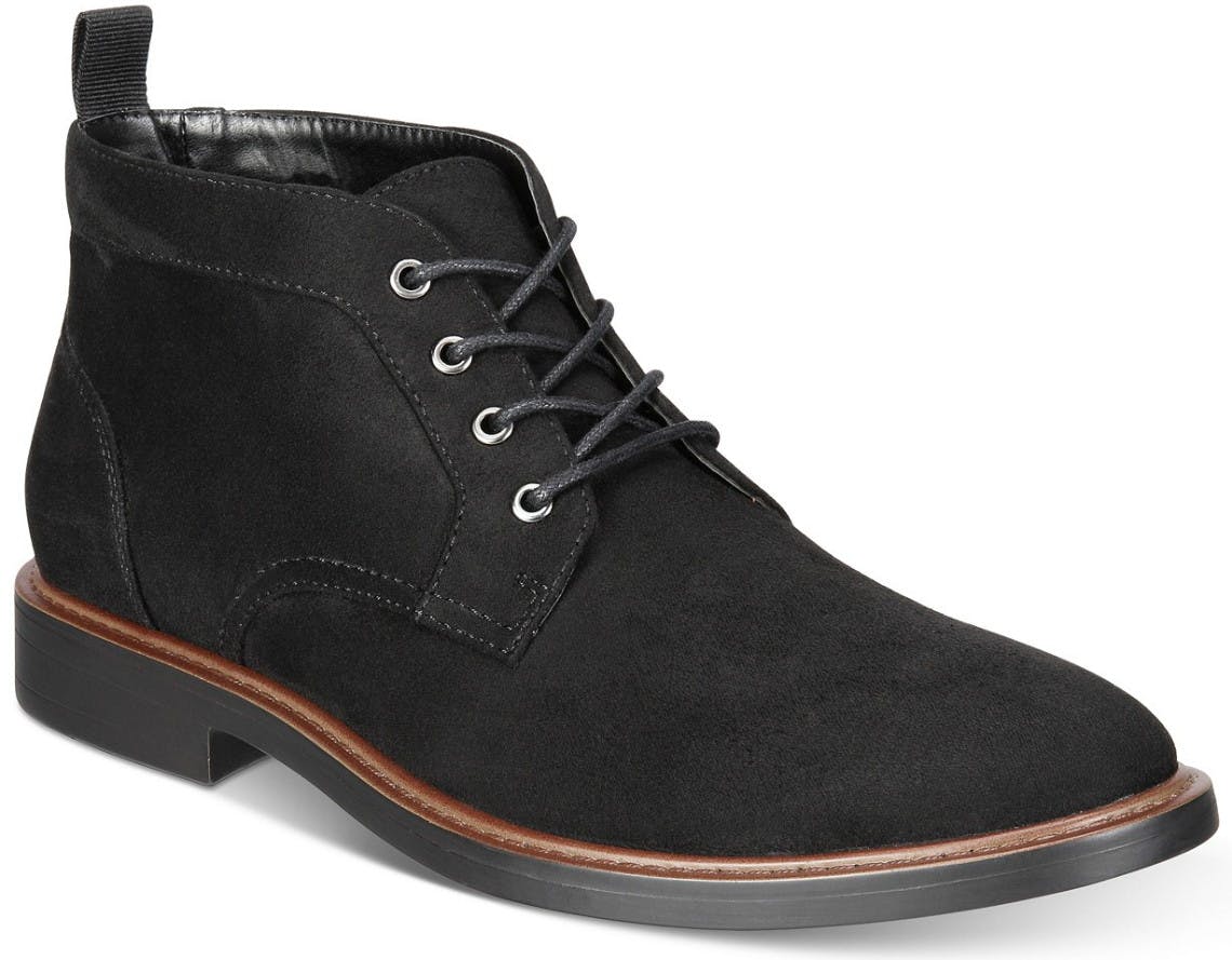 alfani men's james suede driver with bit