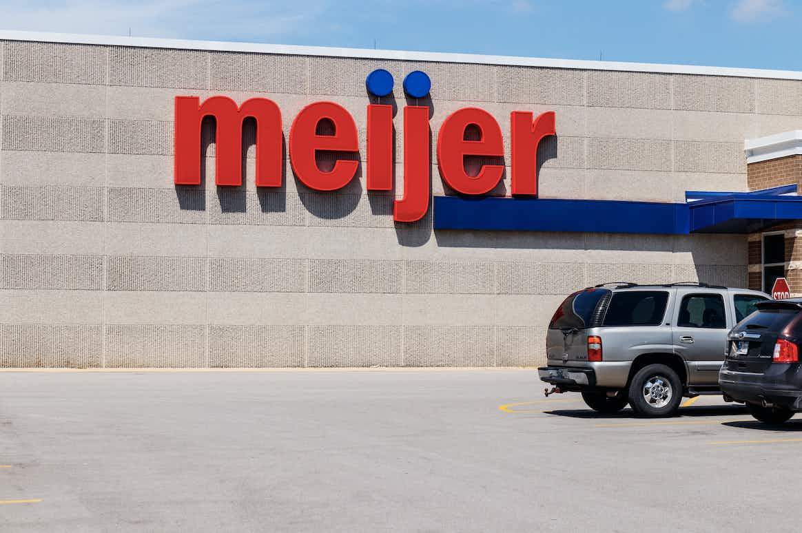 Meijer grocery storefront