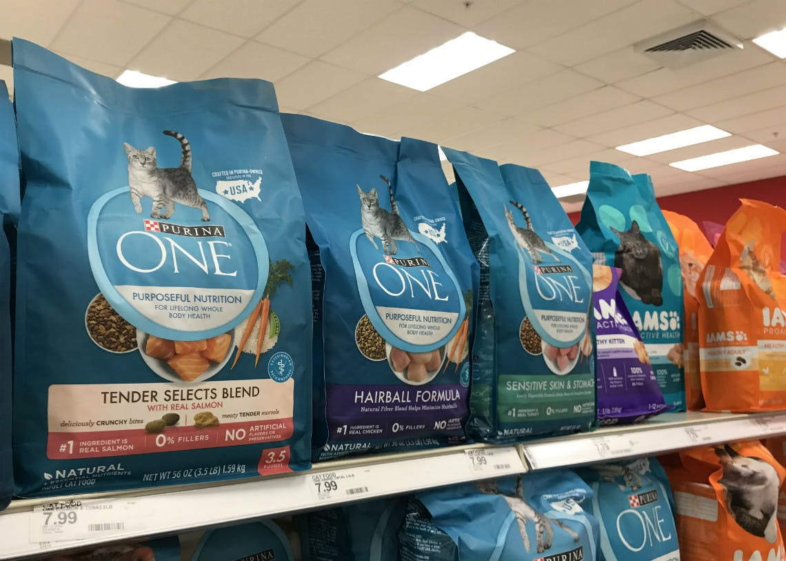 target purina one cat food