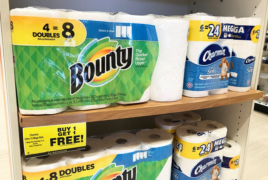 Bogo Free Bounty Charmin At Rite Aid The Krazy Coupon Lady