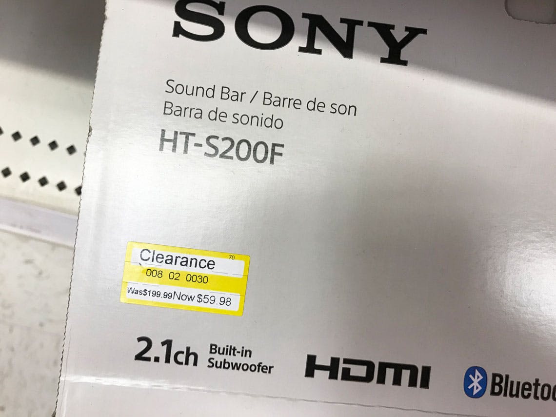 target sony soundbar