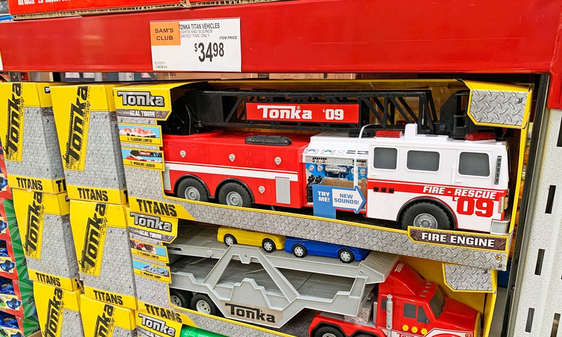 tonka titans fire engine