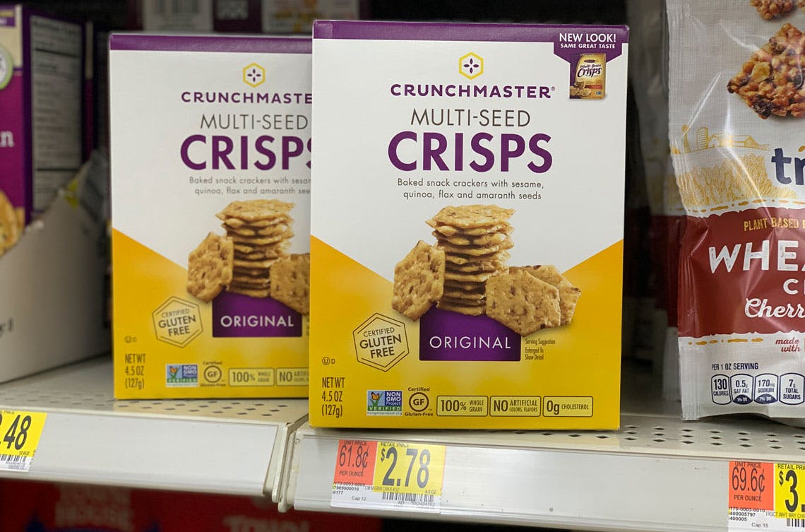 Crunchmaster Crackers Only 0 78 At Walmart The Krazy Coupon Lady