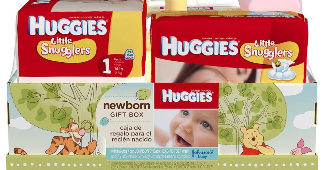 Huggies Newborn Gift Box, 21.67 at Walmart! The Krazy