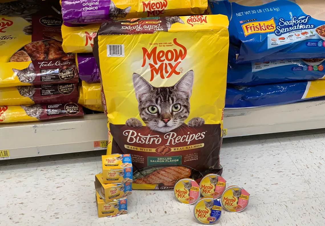 Meow Mix Cat Food As Low As 0 34 At Walmart With Ibotta The Krazy Coupon Lady