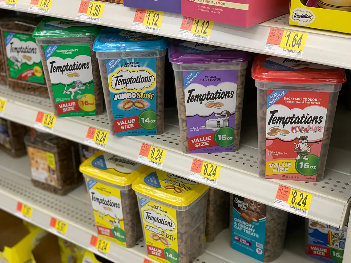 Walmart Com Save Big On Temptations Cat Treats The Krazy Coupon Lady