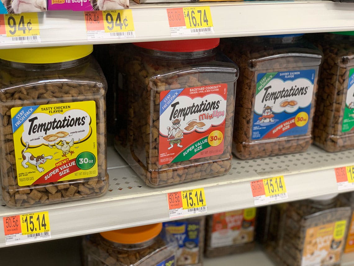 Walmart Com Save Big On Temptations Cat Treats The Krazy Coupon Lady