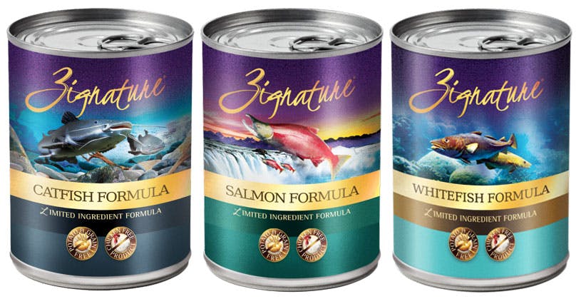 zignature dog food walmart