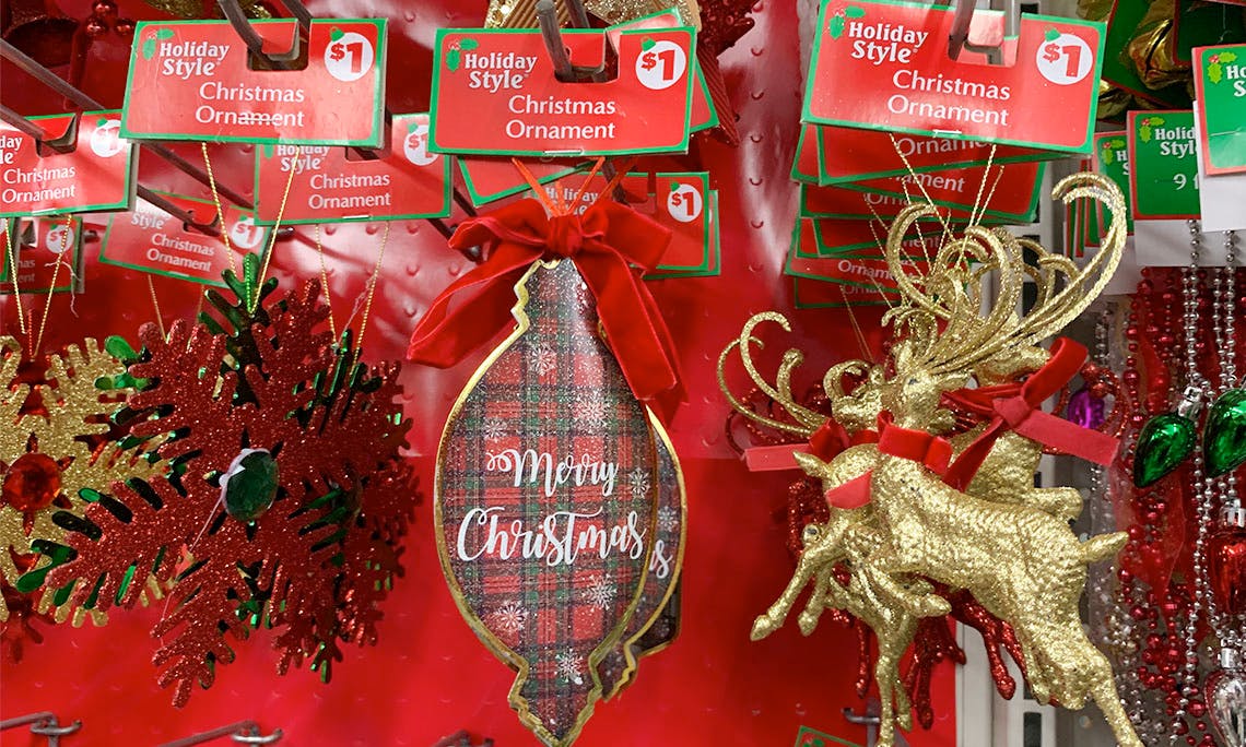 Christmas Decor & More, as Low as 1.00 at Dollar General