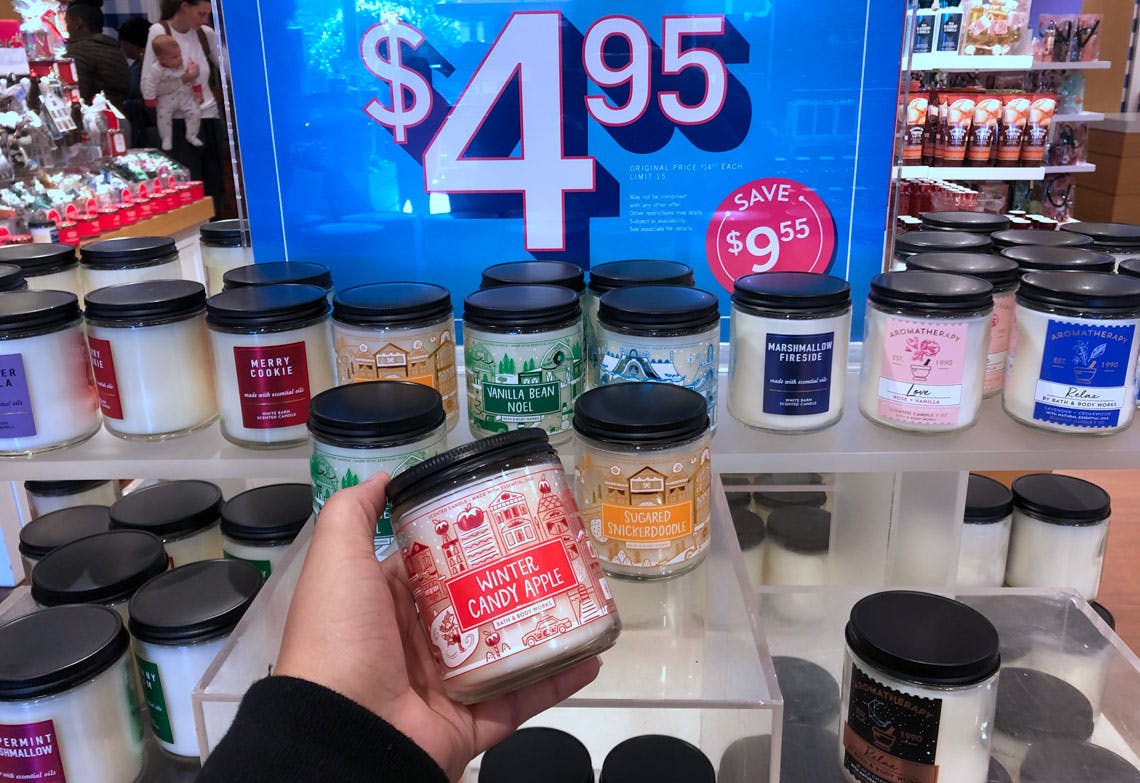 $4.95 Single Wick Candles at Bath & Body Works! - The Krazy Coupon Lady