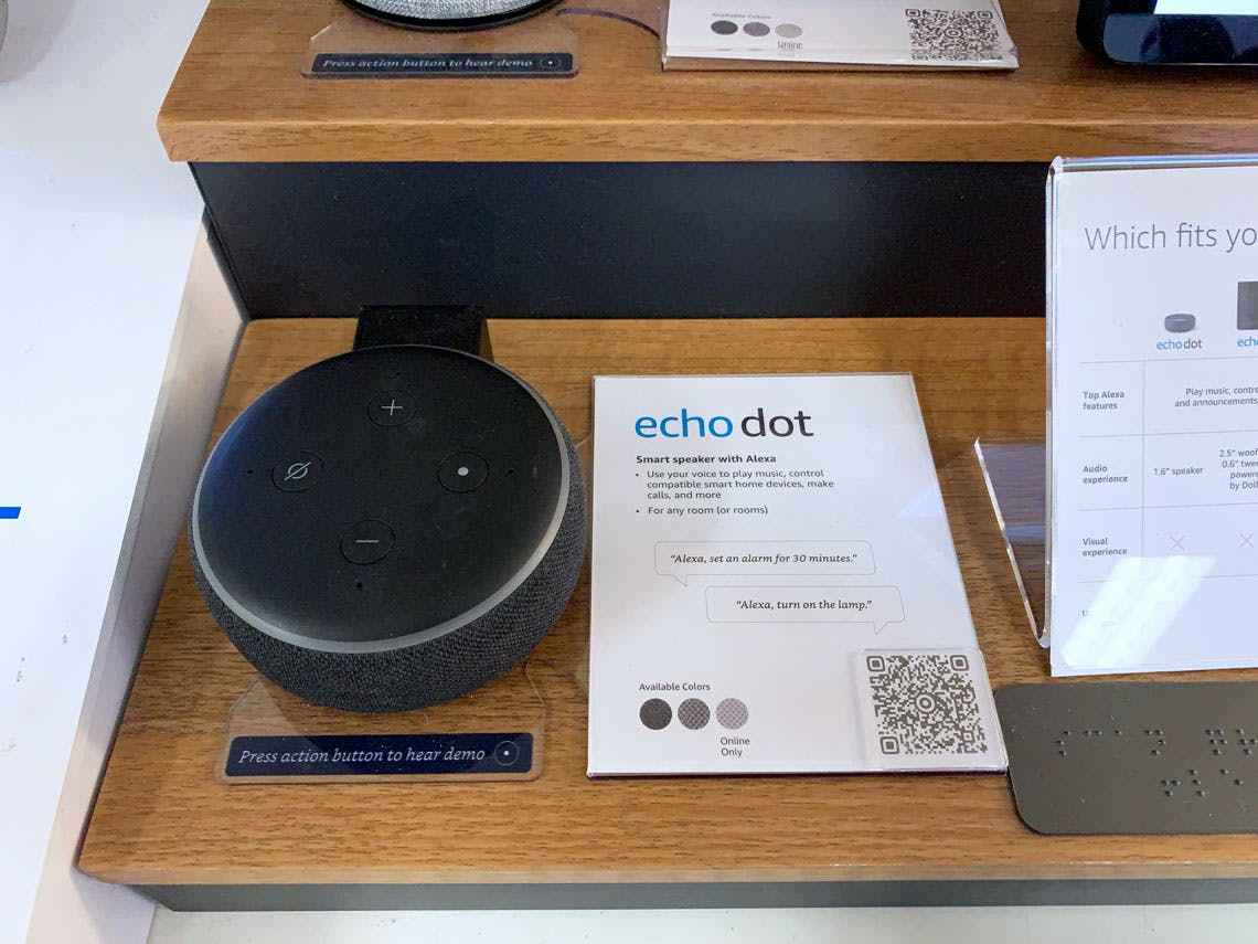 alexa echo dot at target