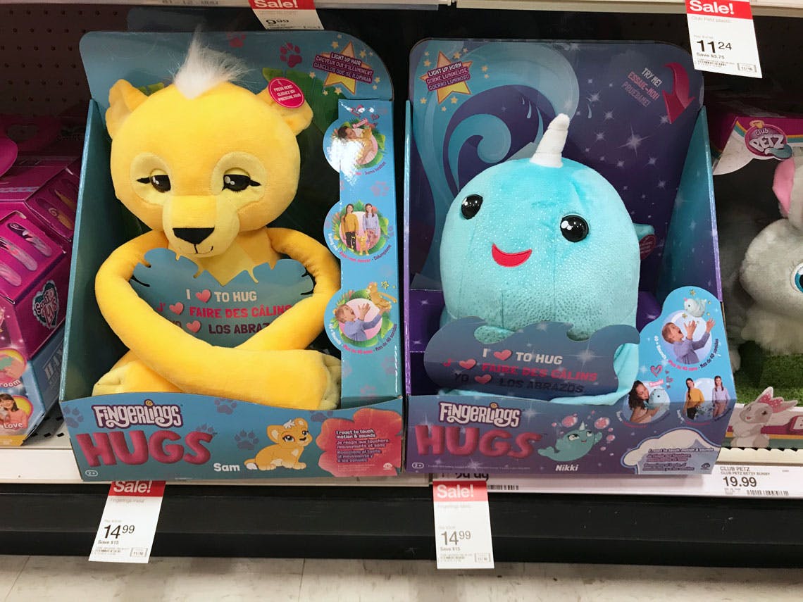 target fingerling hugs