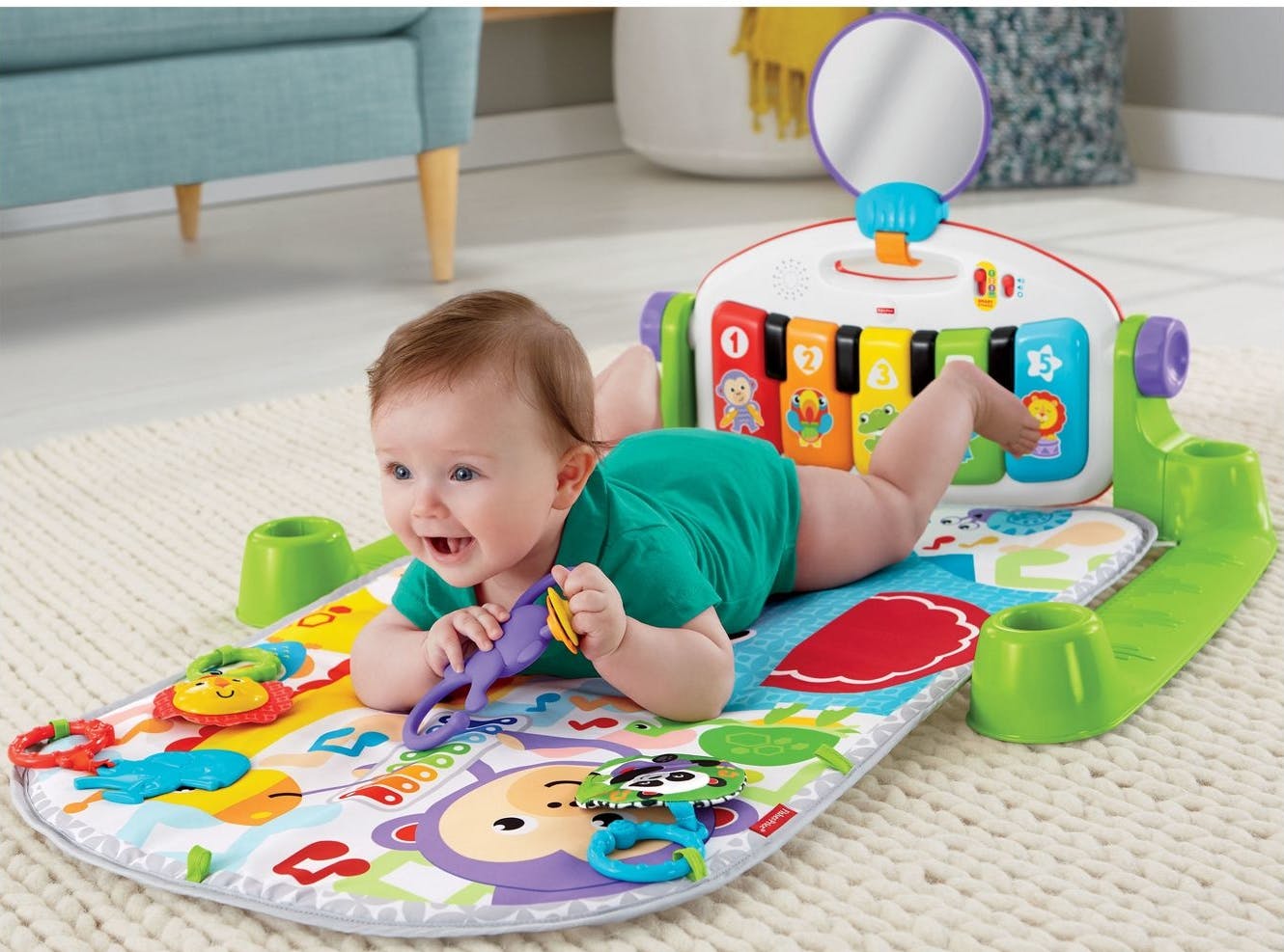 target fisher price kick and play piano