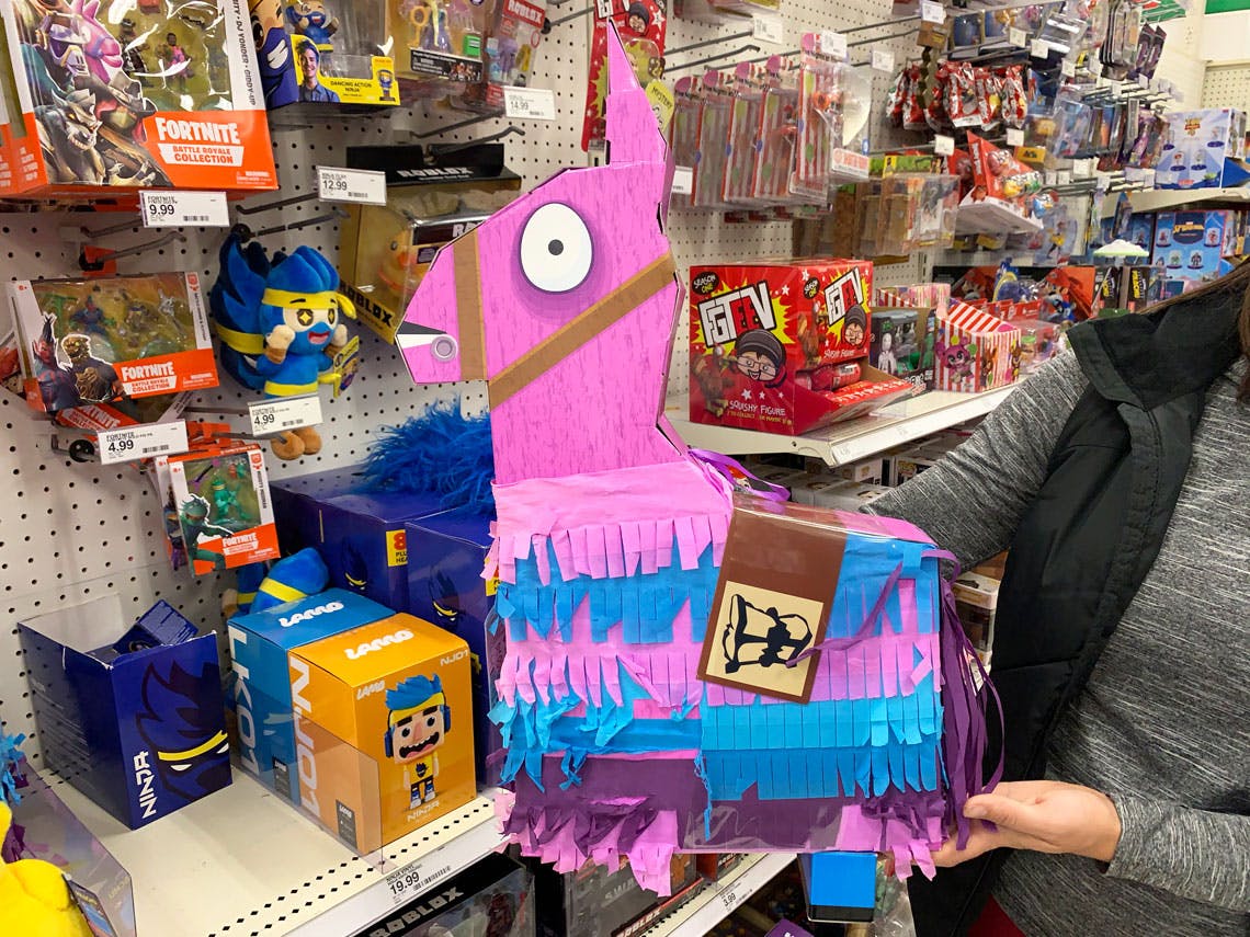 Fortnite Jumbo Loot Llama Pinata Only 47 49 At Target The Krazy Coupon Lady - roblox toys meijer