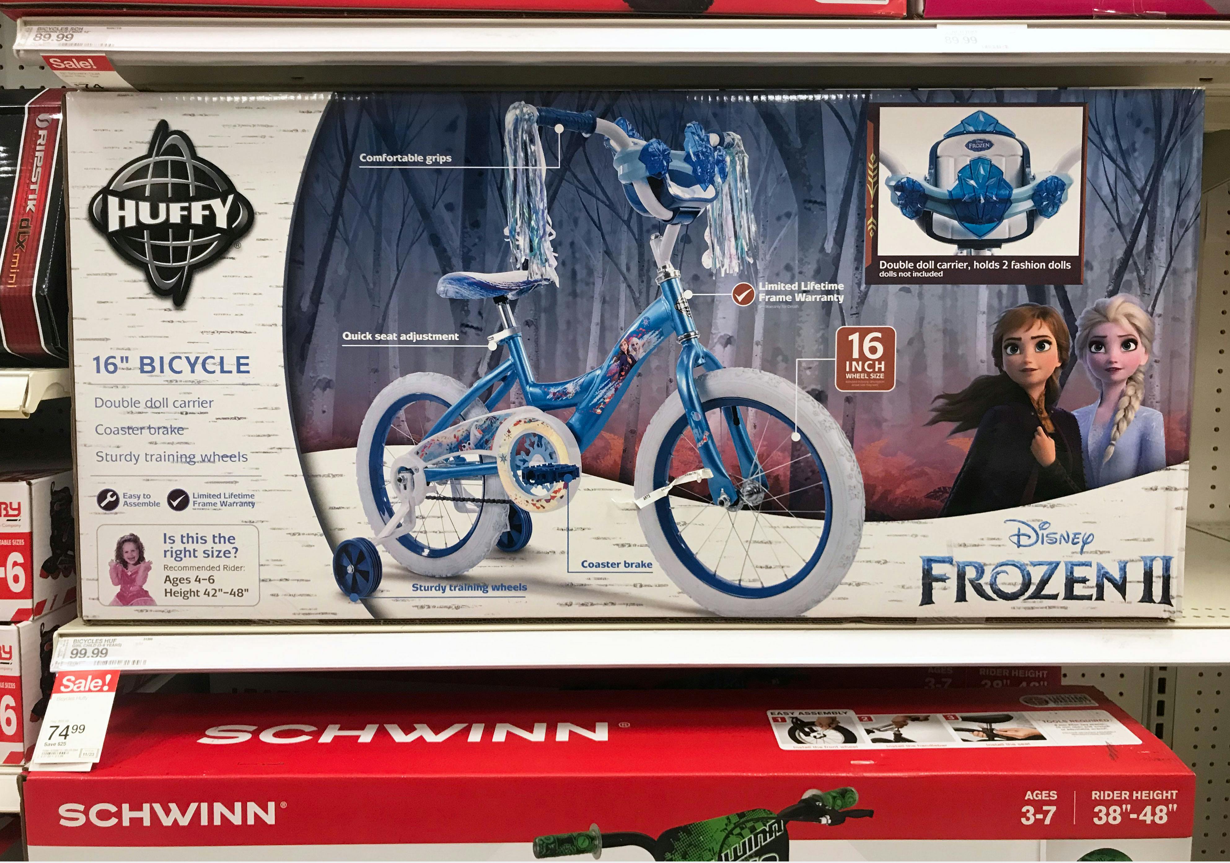 18 inch frozen 2 bike