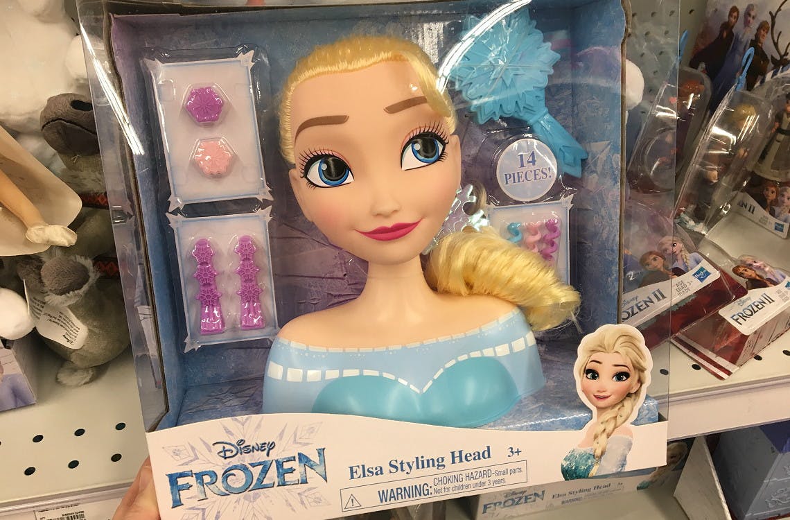 elsa styling head kmart