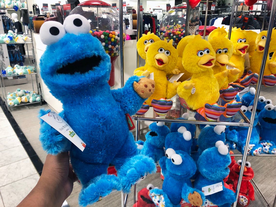 cookie monster stuffed animal kohls