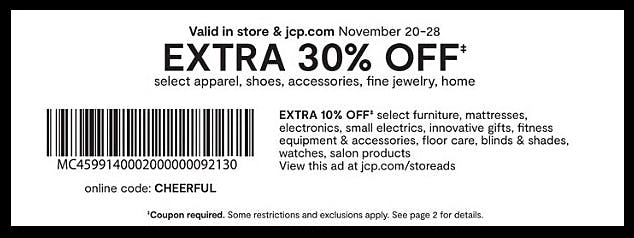 jcpenney luggage coupons