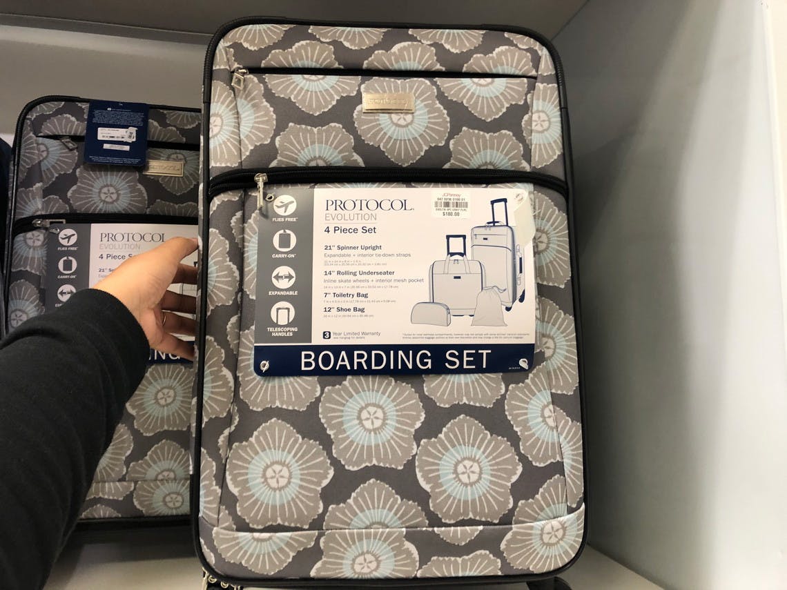 protocol 4 piece luggage set