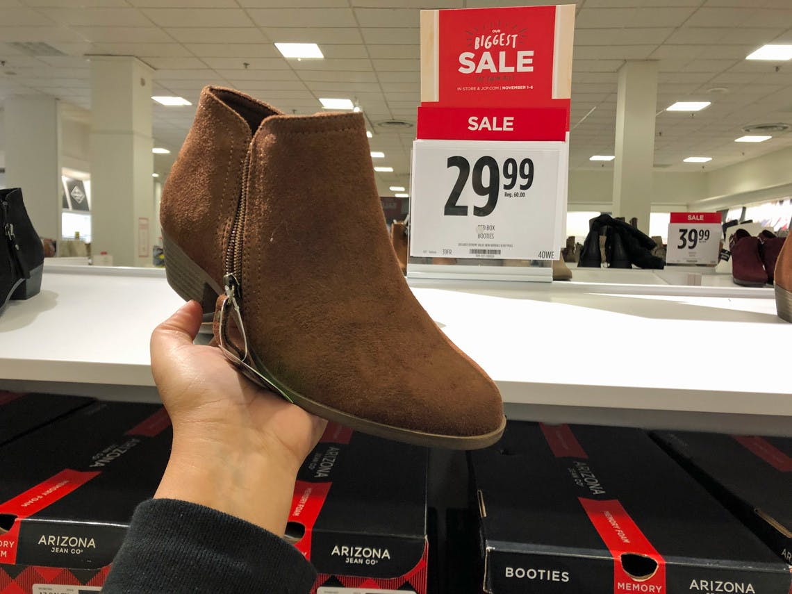 jcpenney womens booties