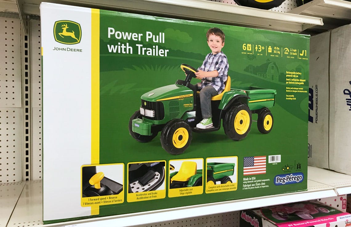 john deere 6v power pull tractor