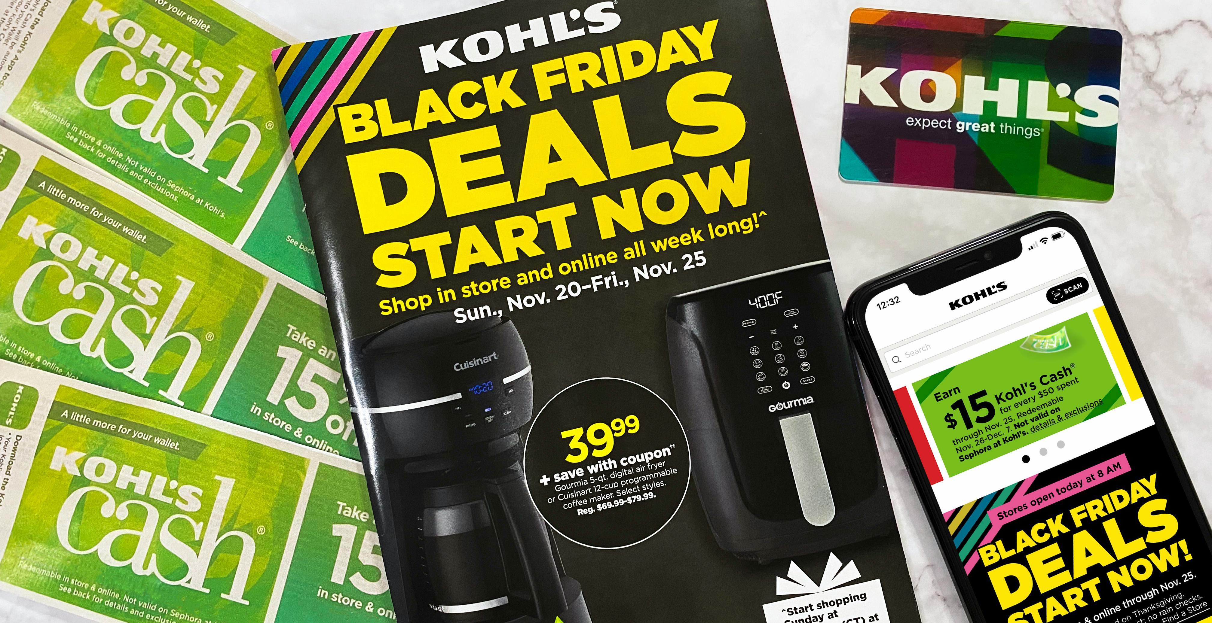 Kohl's Black Friday 2022 Deals Now Live! — The Krazy Coupon Lady