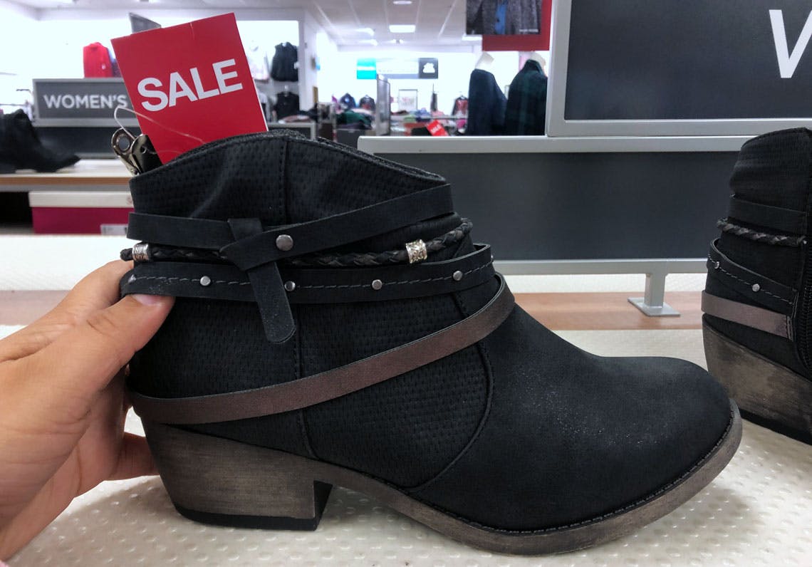 kohls ankle boots sale