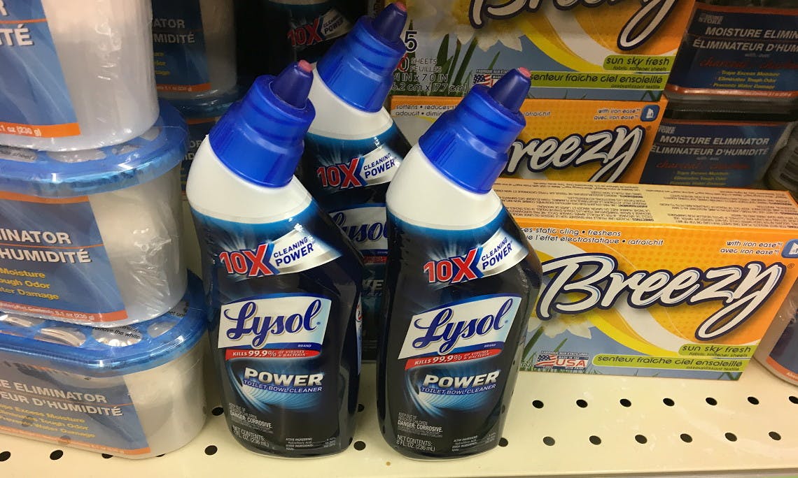 Lysol Toilet Bowl Cleaner Only 0 50 At Family Dollar The Krazy Coupon Lady