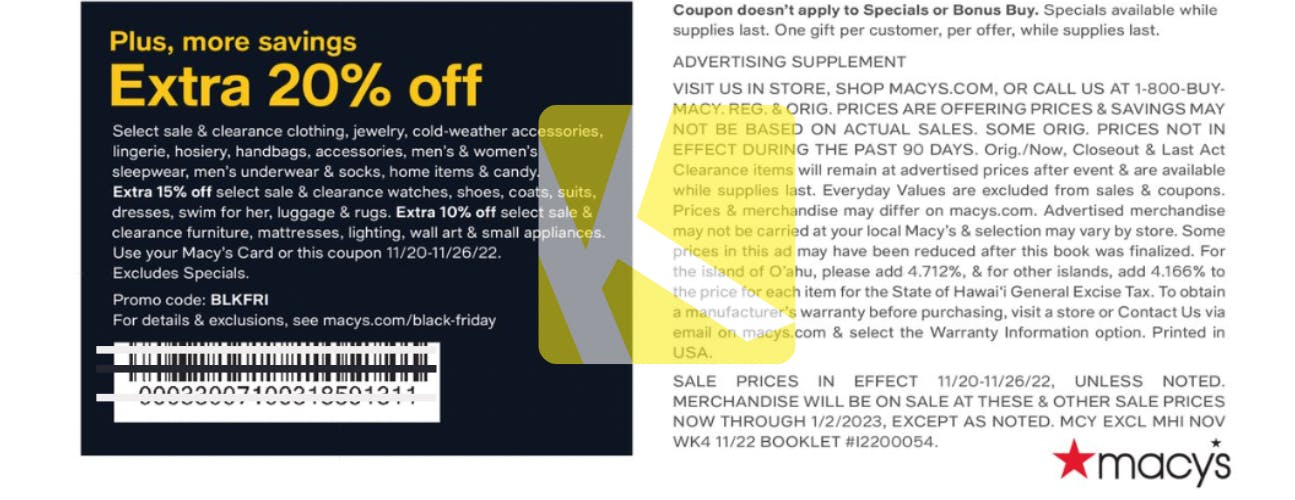 How to Shop Macy's Black Friday 2022 - The Krazy Coupon Lady