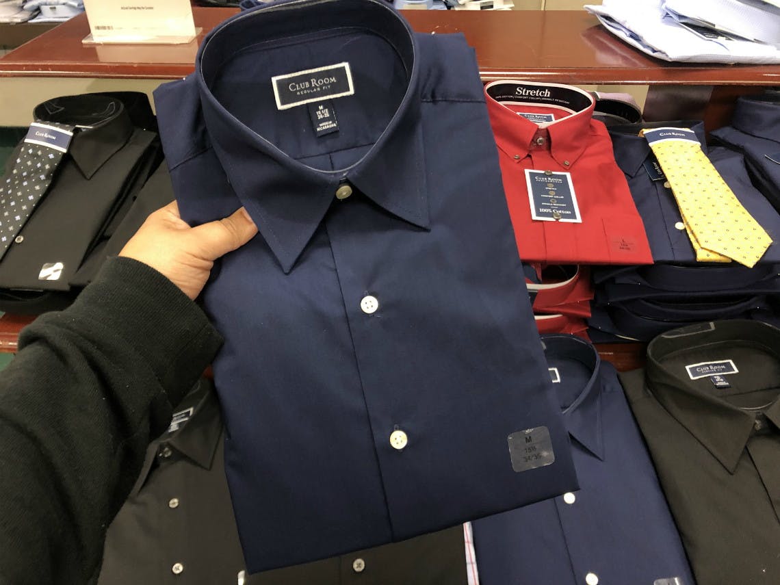 club room men's dress shirts