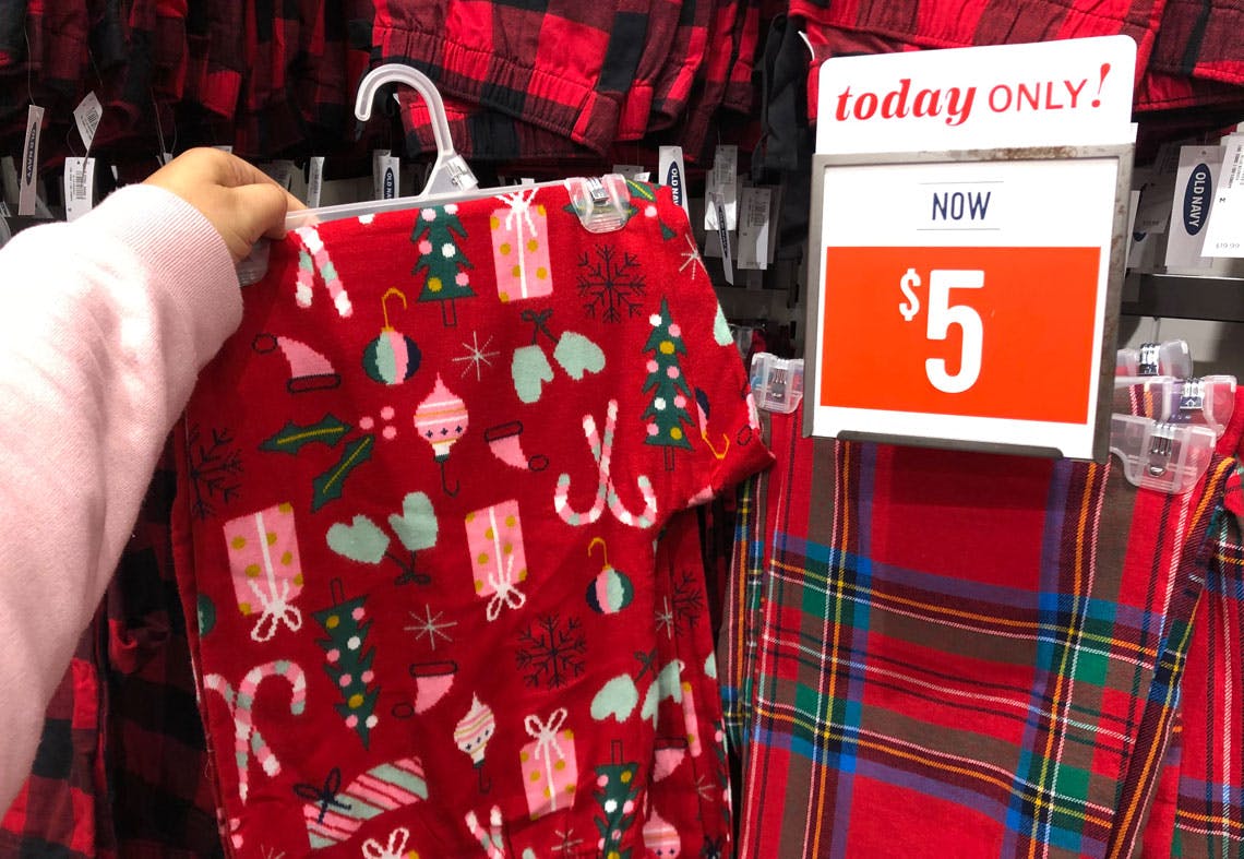 old navy pajama pants black friday