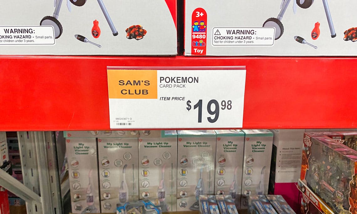 Pokemon Card Pack Only 19 98 At Sam S Club The Krazy Coupon Lady