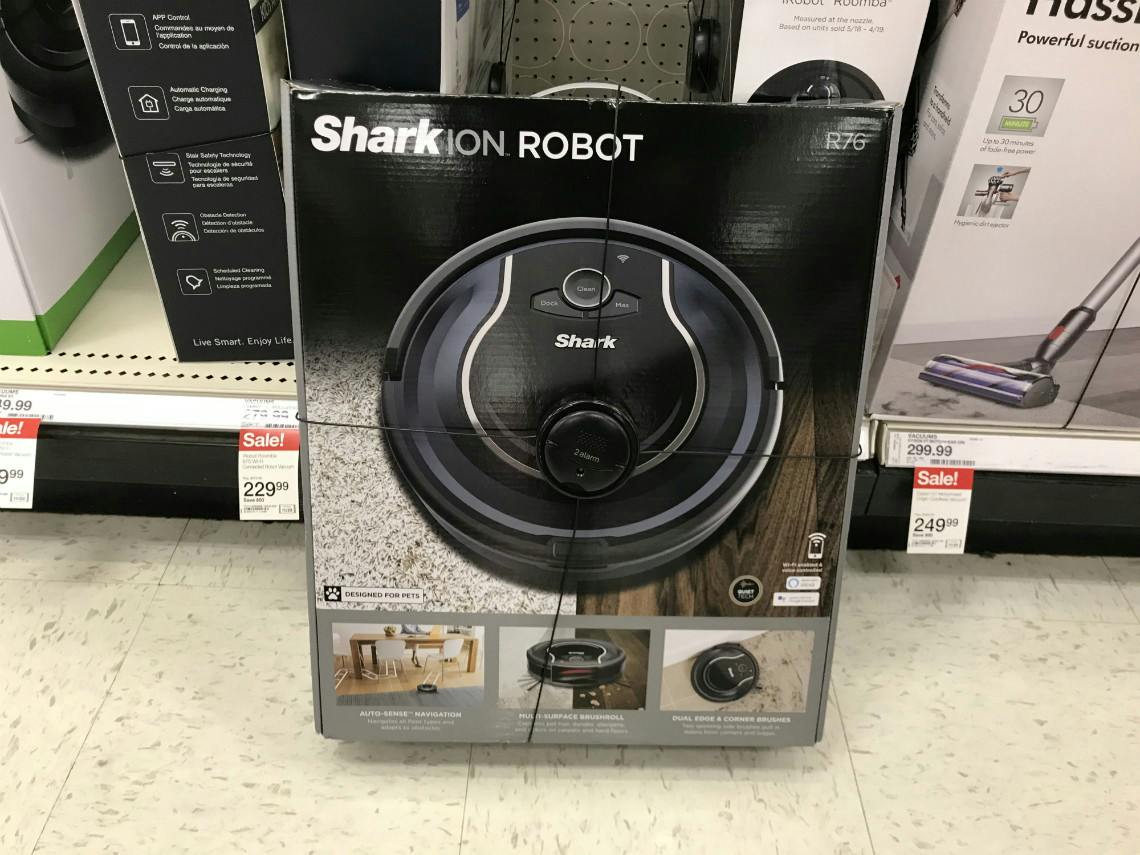 shark ion robot target