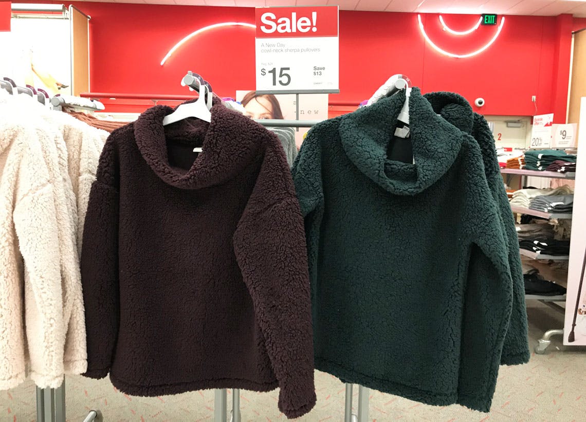 target sherpa pullover