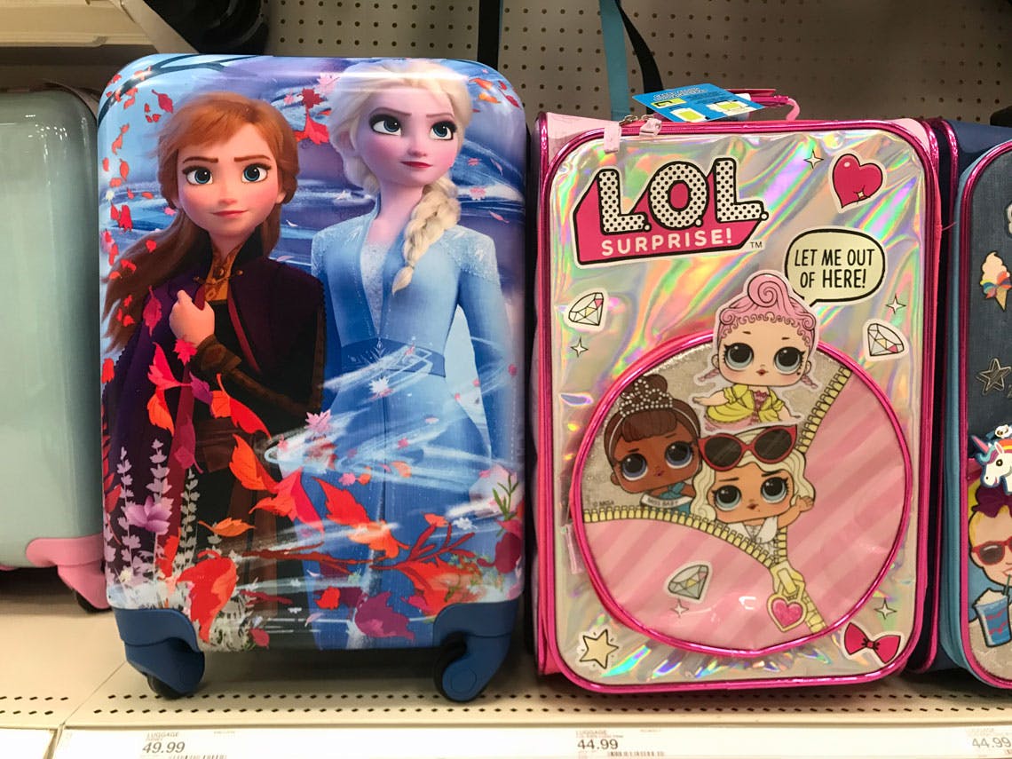 frozen suitcase target