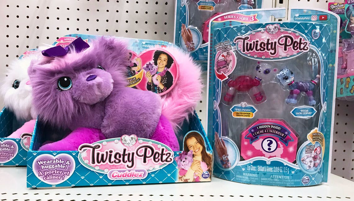 twisty petz stuffed animals