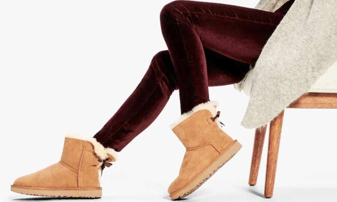 low uggs with bow