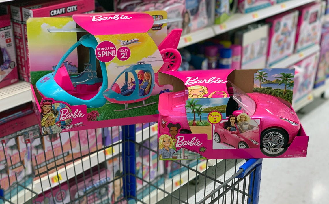 barbie helicopter target