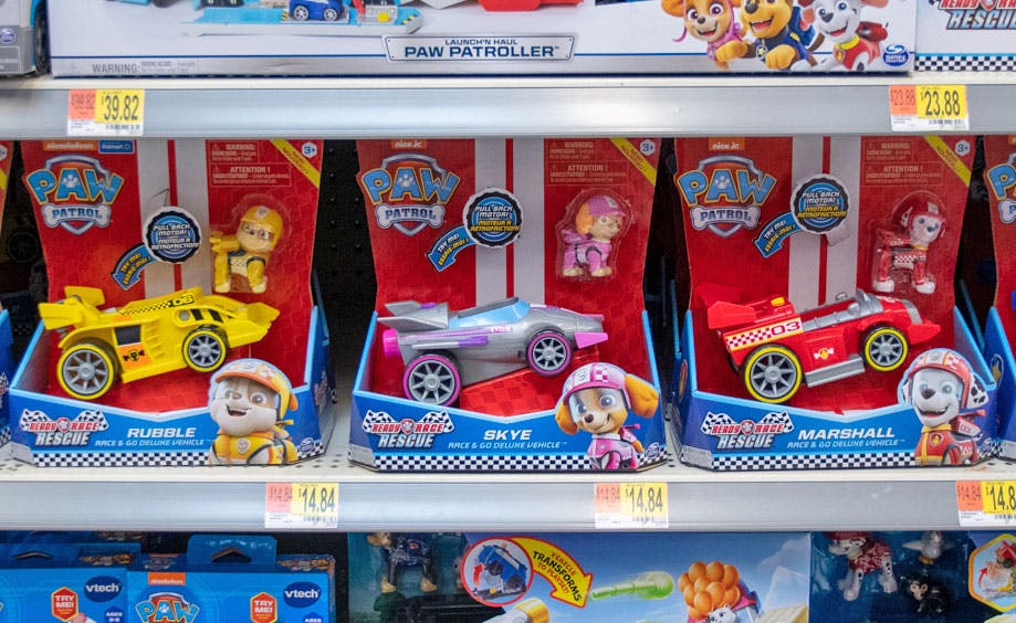 paw patrol cars walmart