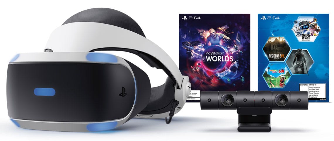 sony playstation vr bundle five game pack stores