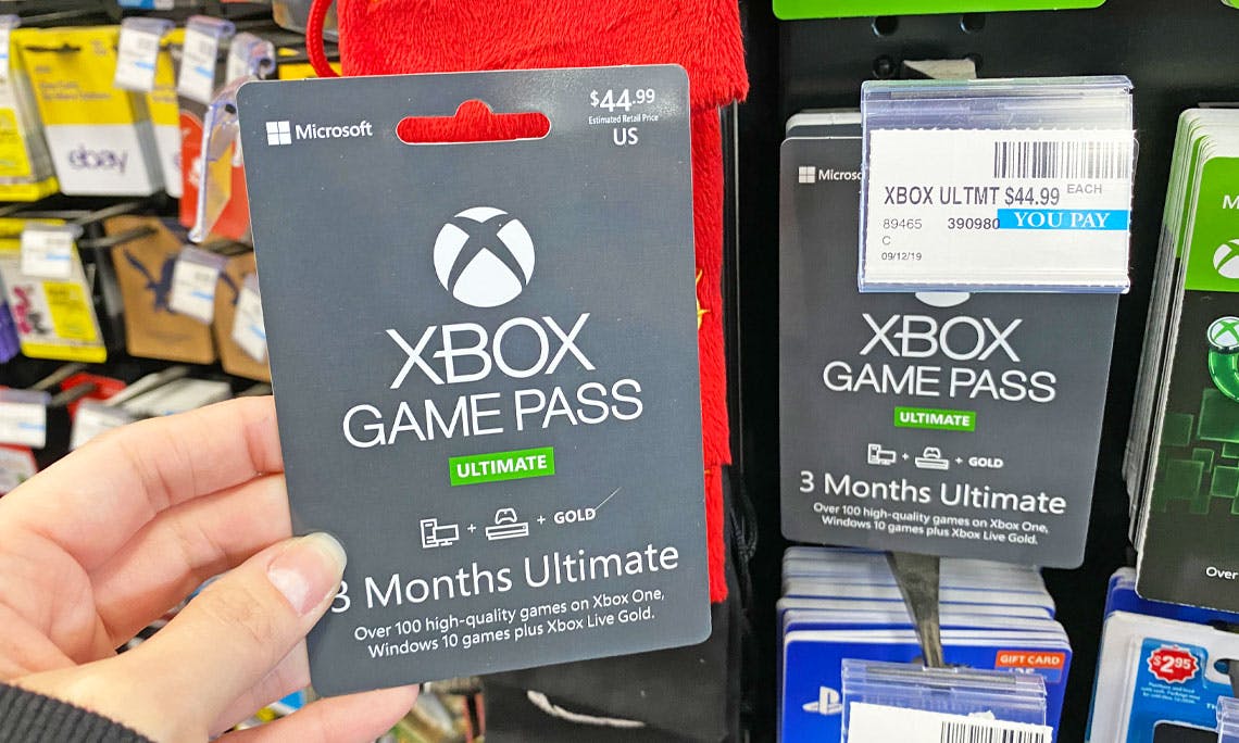 xbox game pass gift card
