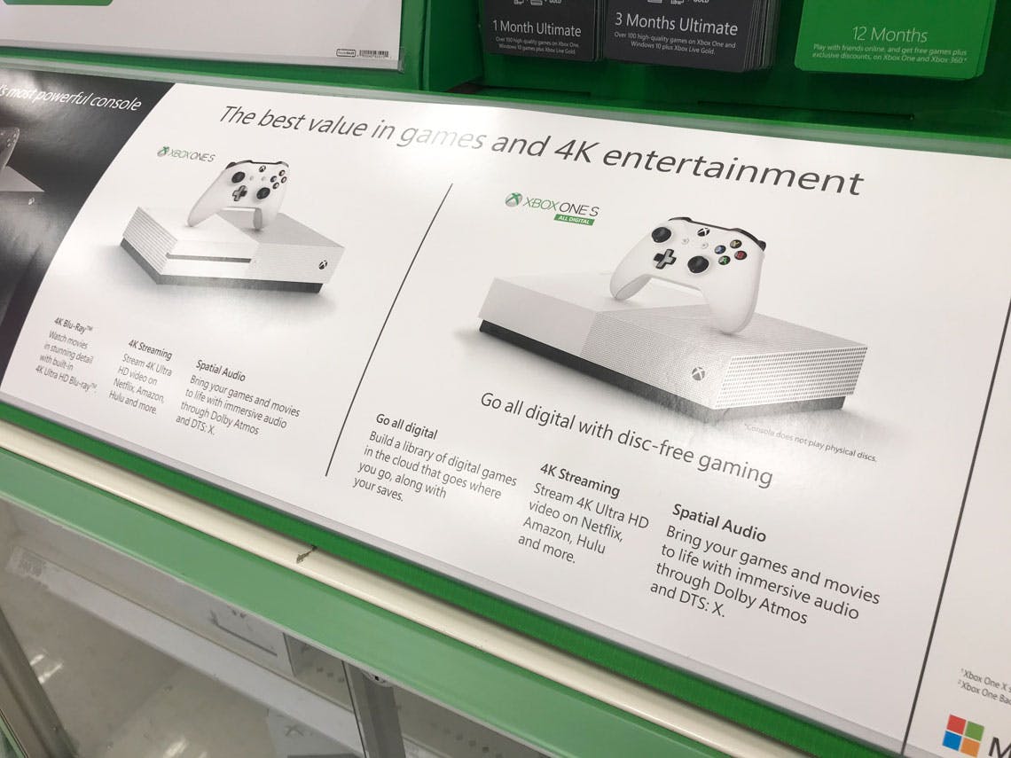 target xbox one s all digital
