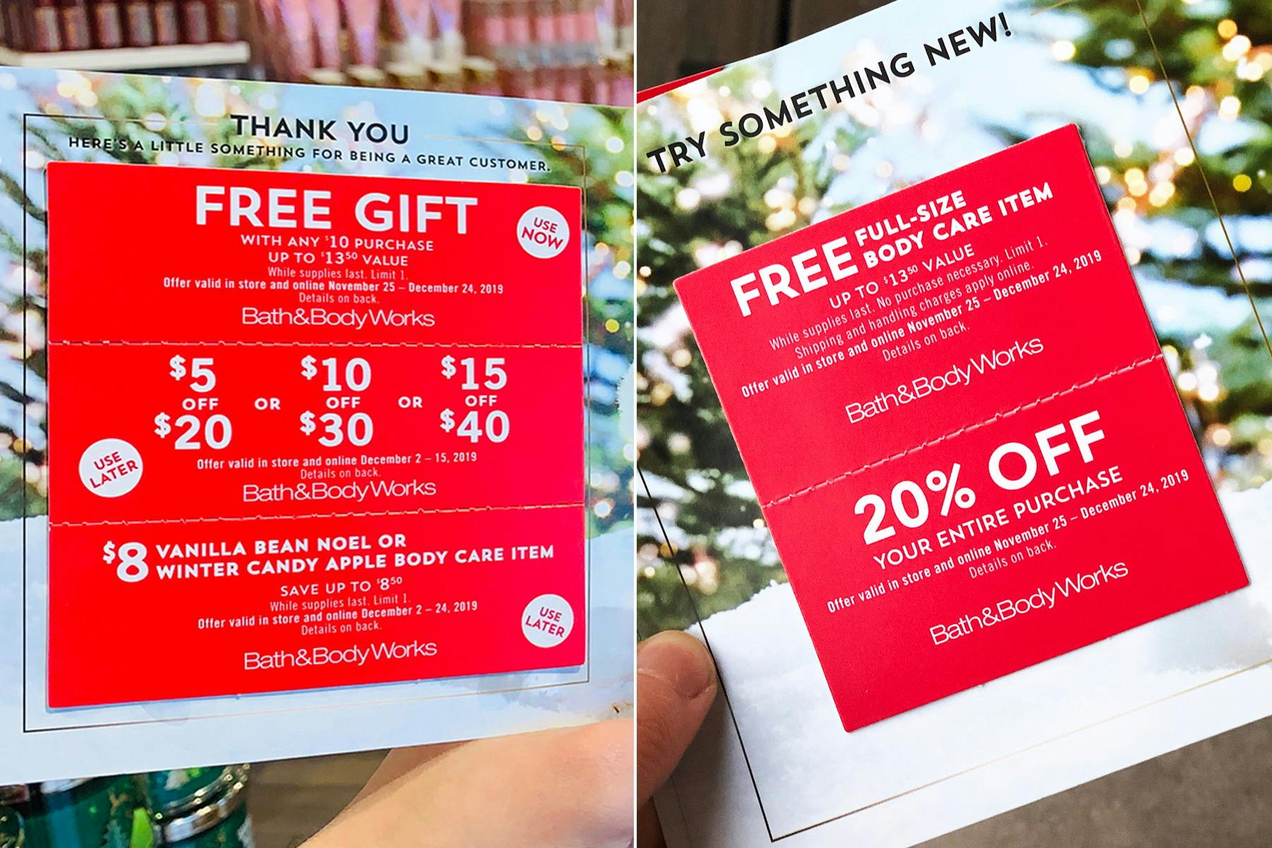 bath and body works online coupons